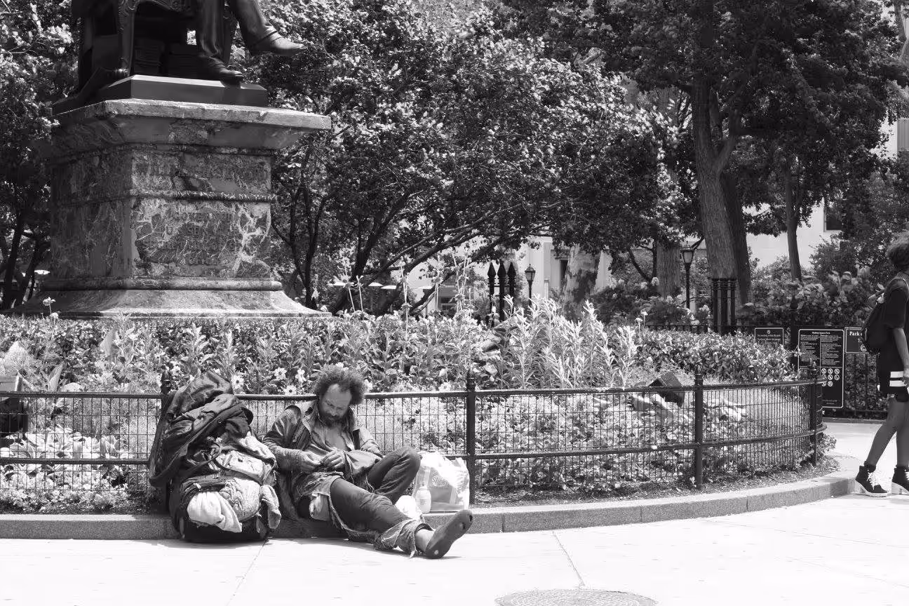 Homeless in Manhattan 