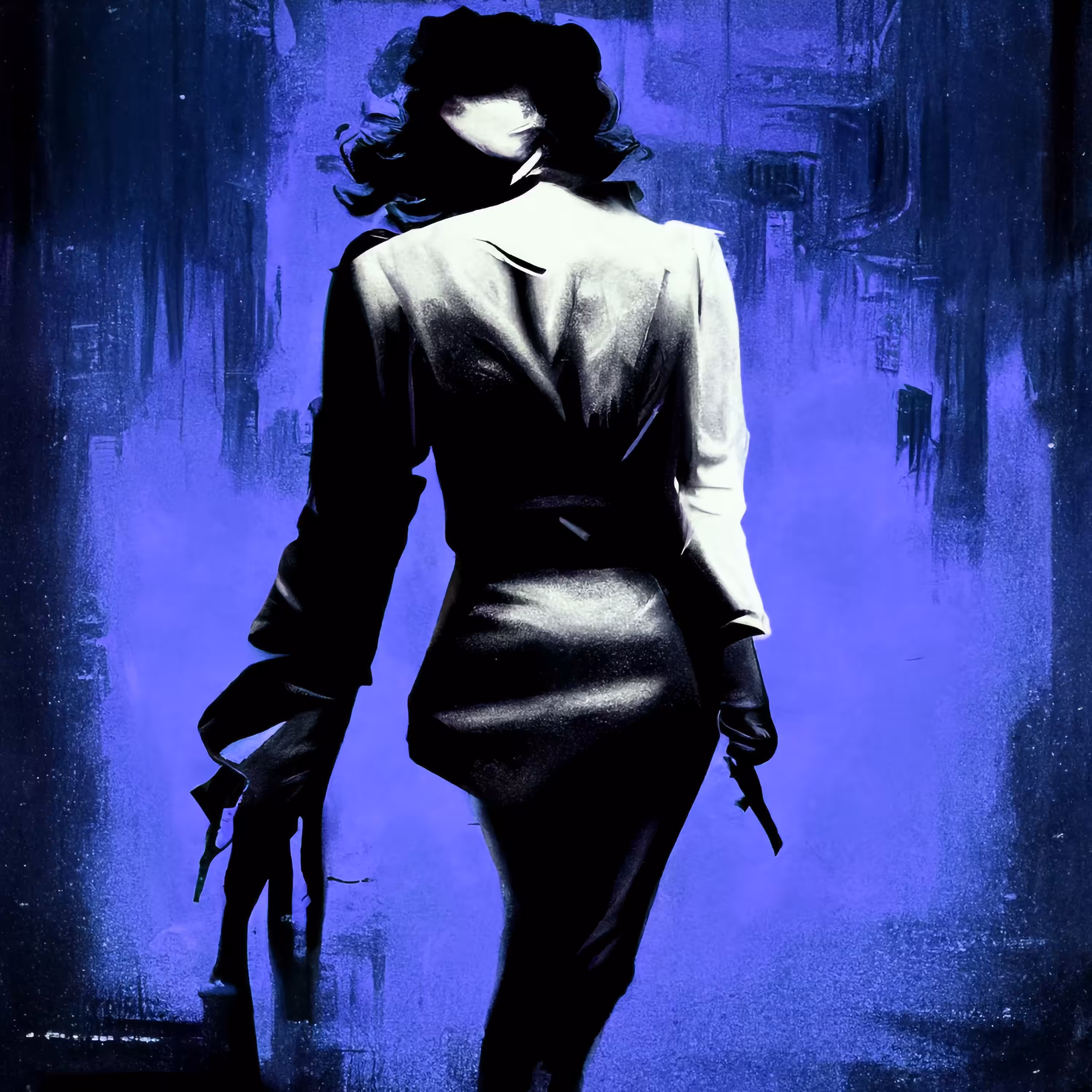 Femme Fatale in a Dark Alley