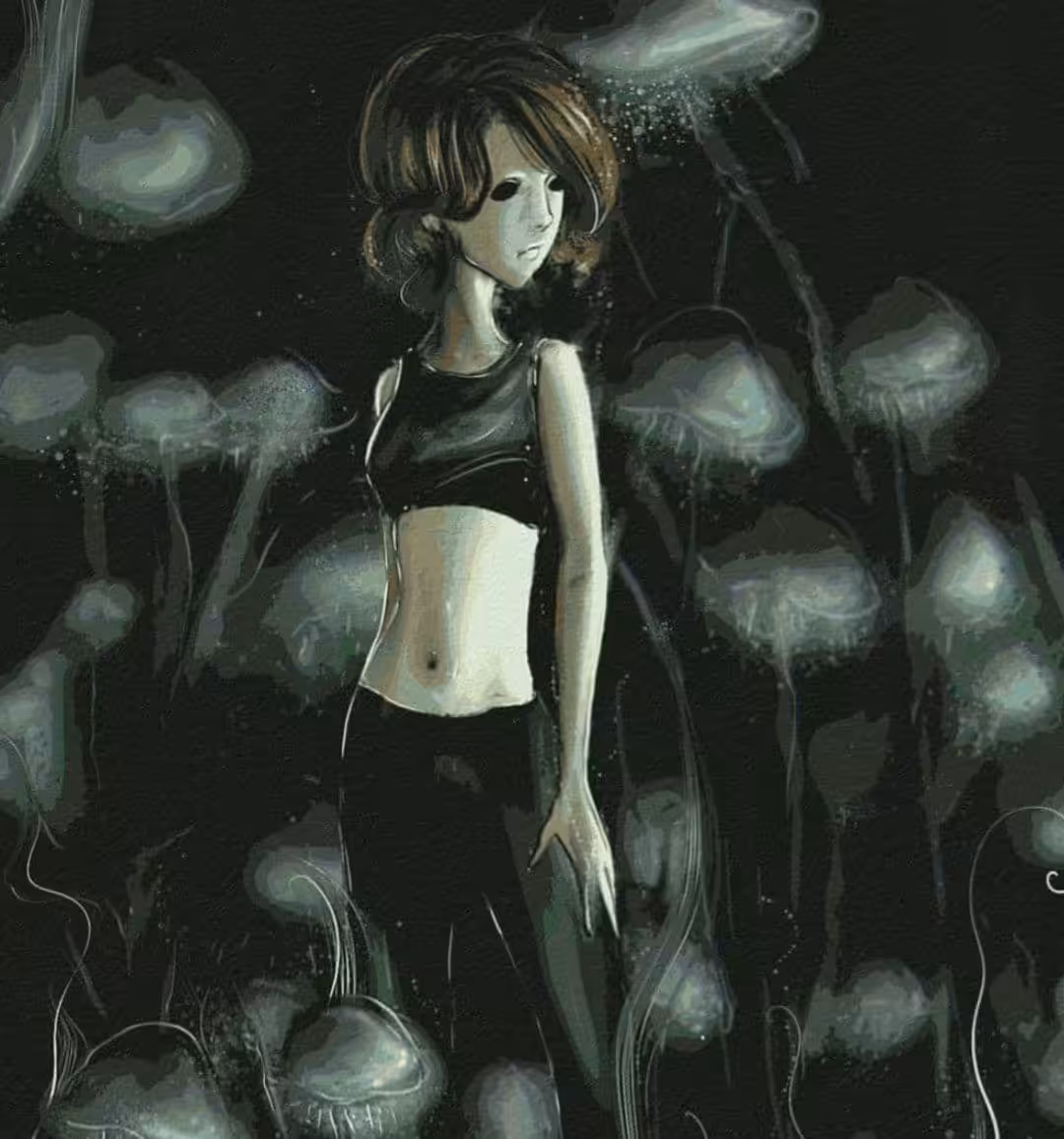 mushroom girl