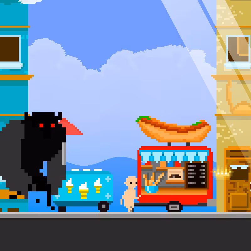Pixel heroes runner endless playable nft