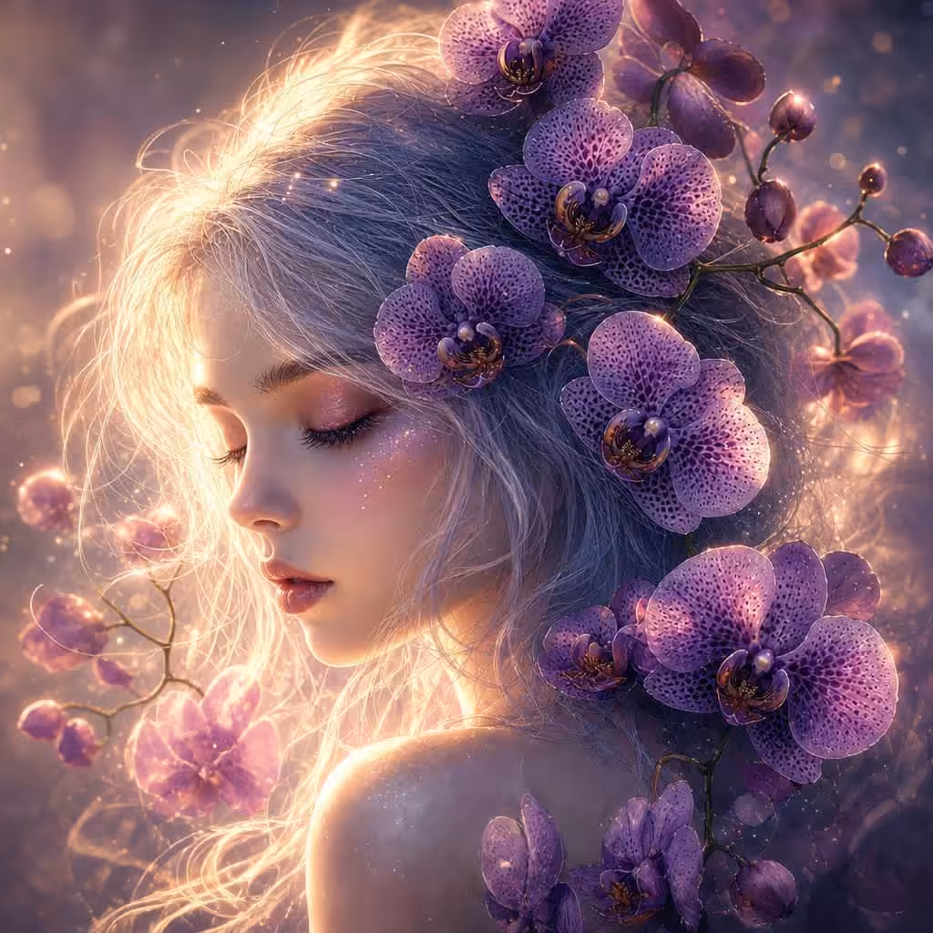 IN MY MIND : Orchid & women #3