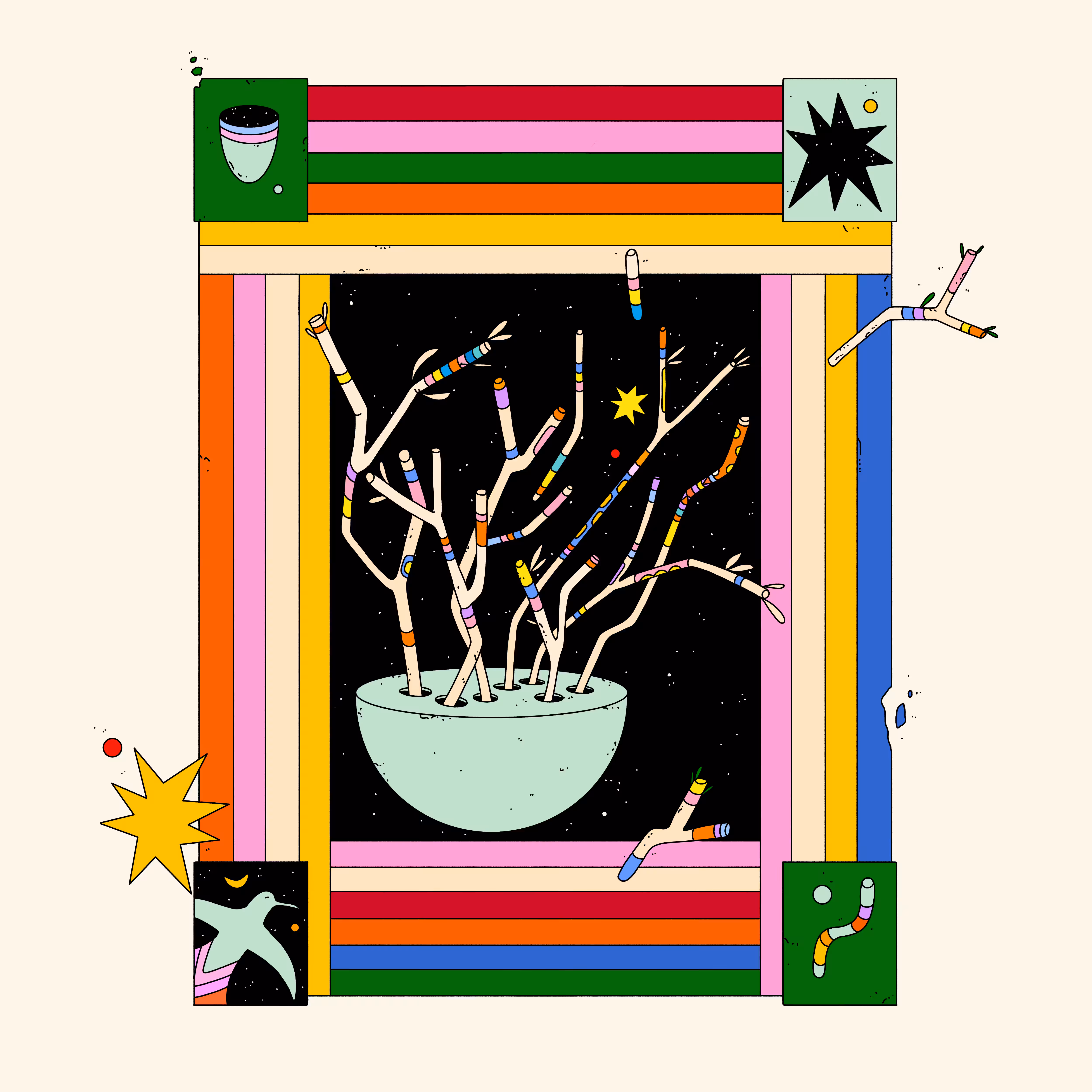 🌈🪶🍵🌾✨