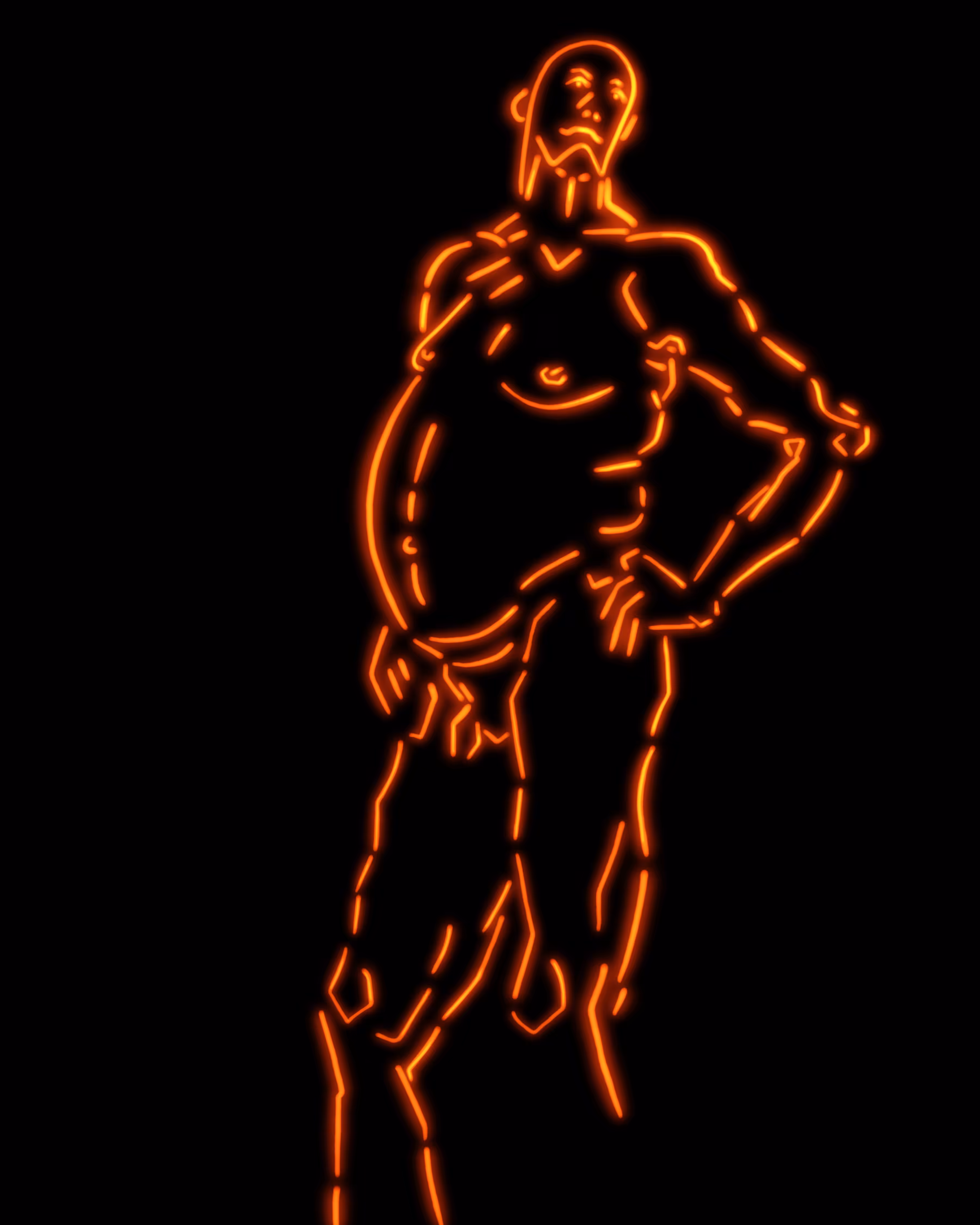 Life Drawing - Neon – 22.10.2017