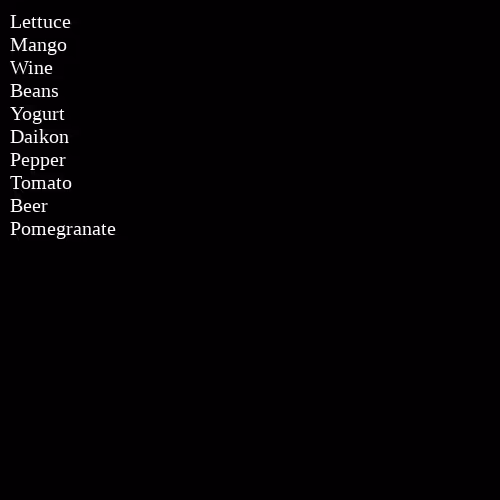Grocery List #95