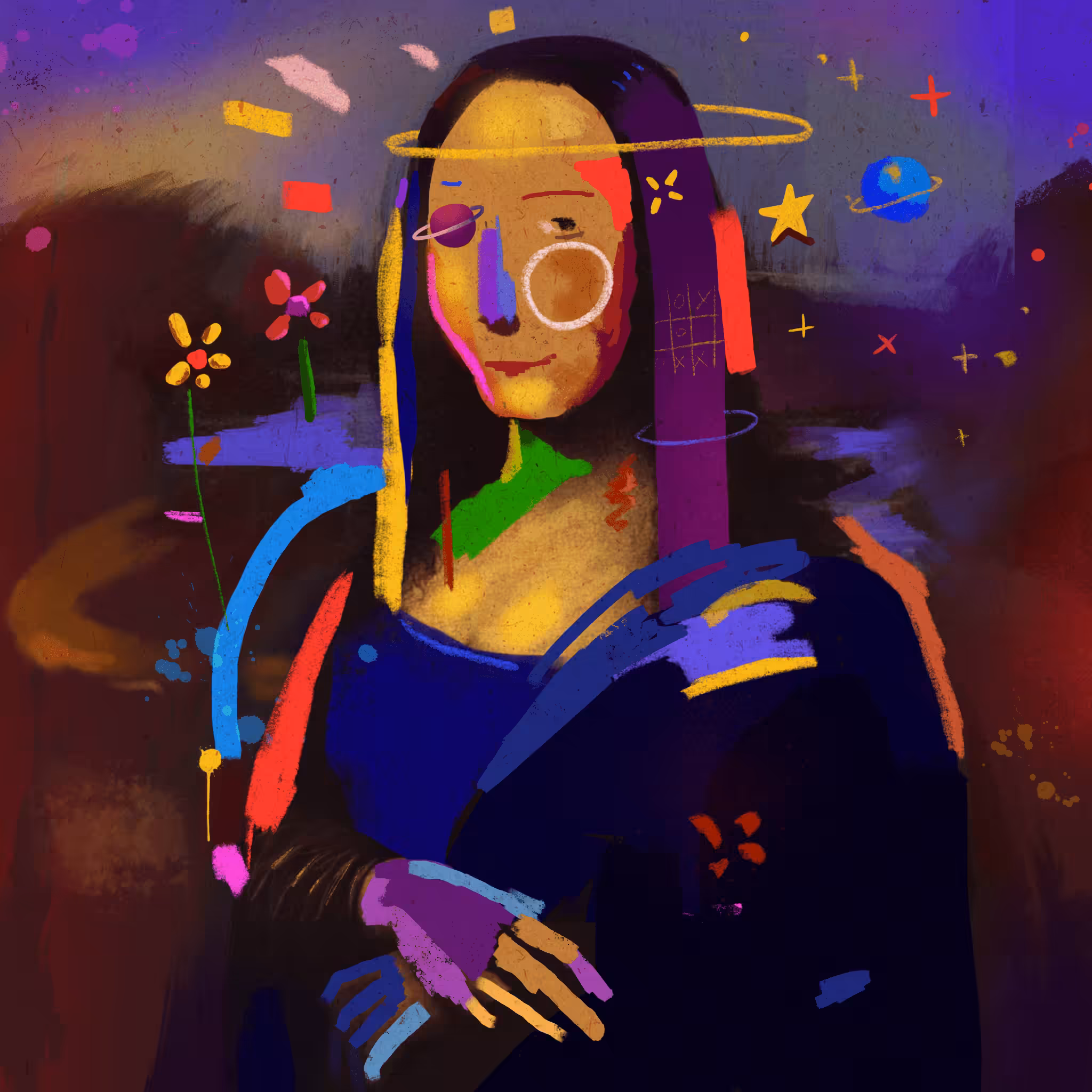 Crypto Loosies #9 - Mona Loosie