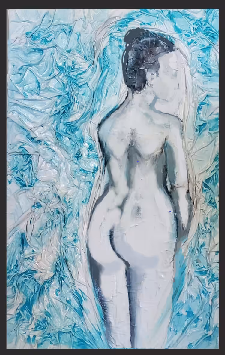 Figurative: Blue nude