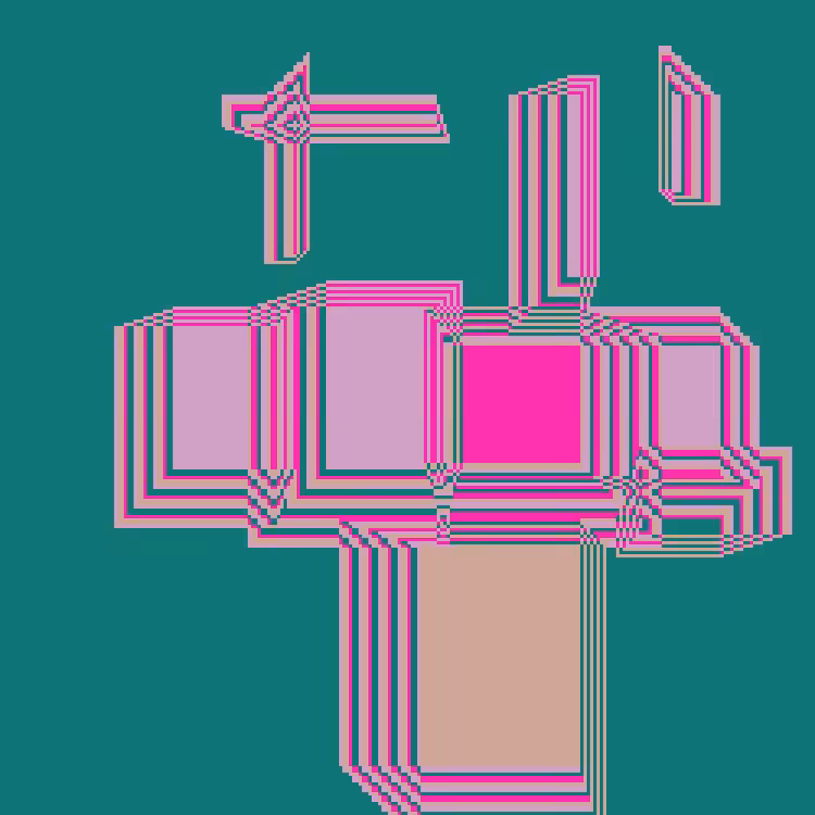 Superimposed Rectangles #124