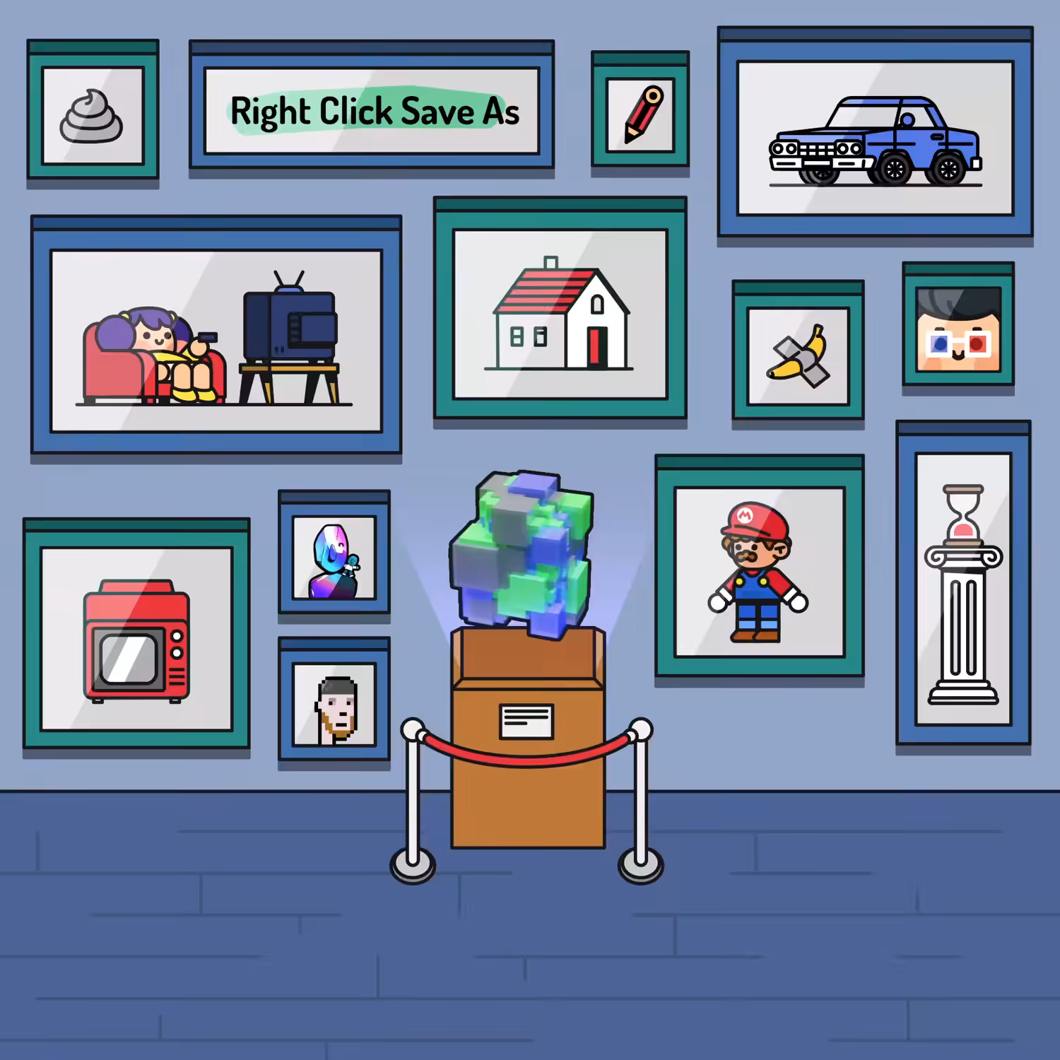 Right-Click Savers by Deekay - CryptoCube#17 #1/1