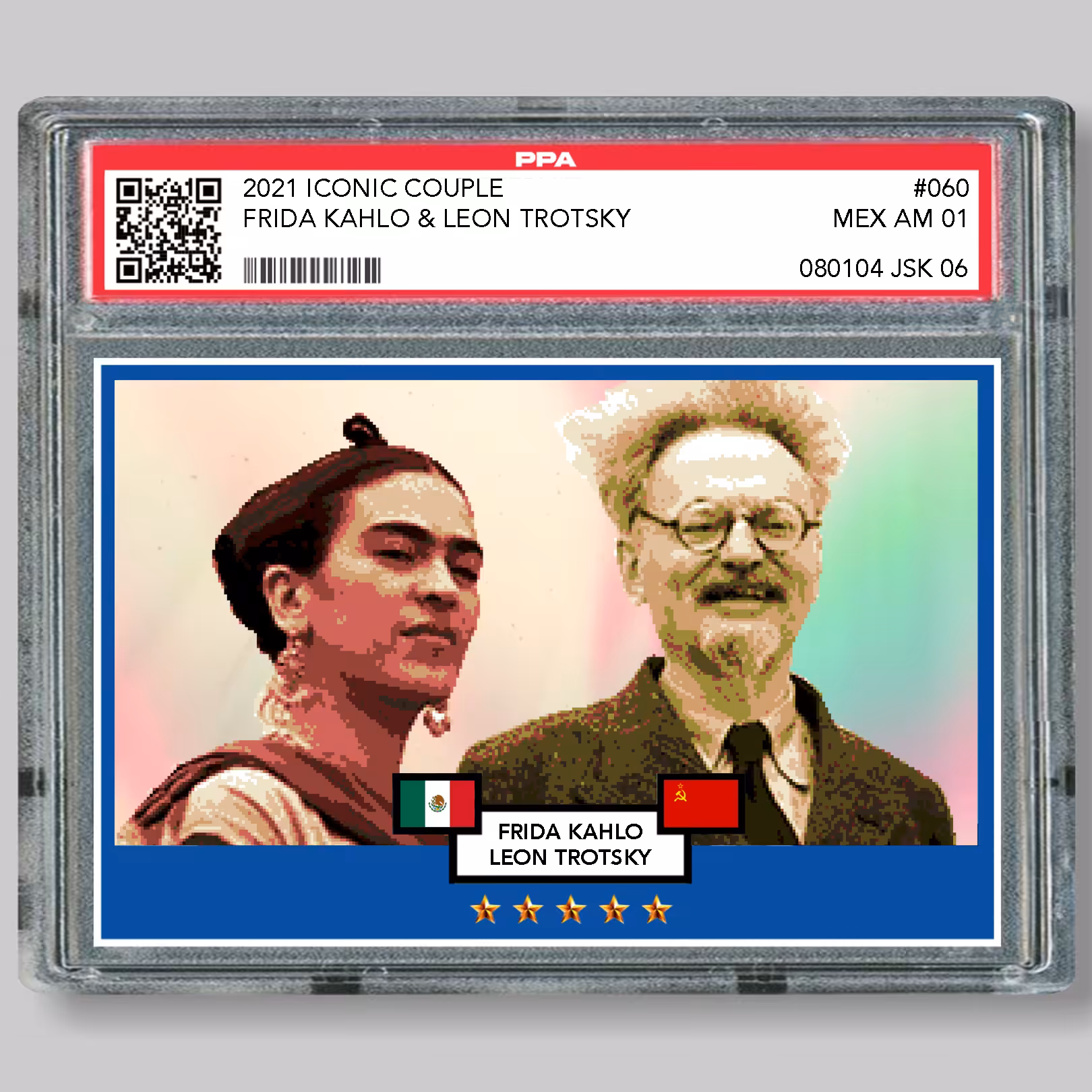 060 Frida Kahlo and Leon Trotsky, "Iconic couple"