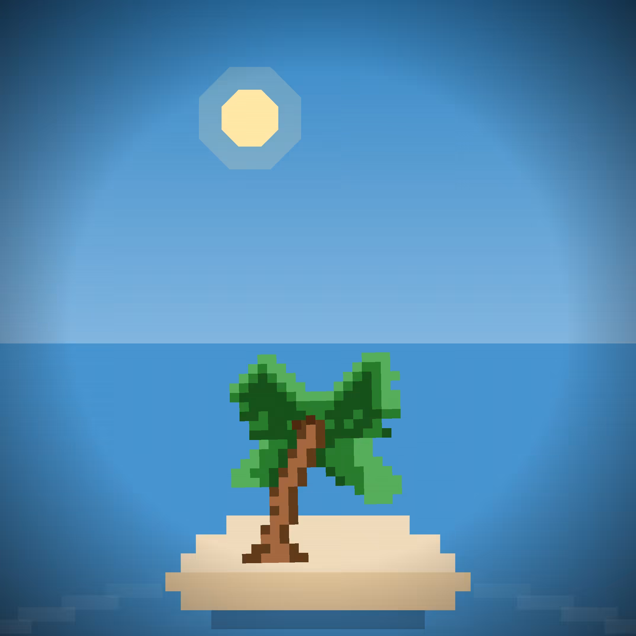my island has one palm