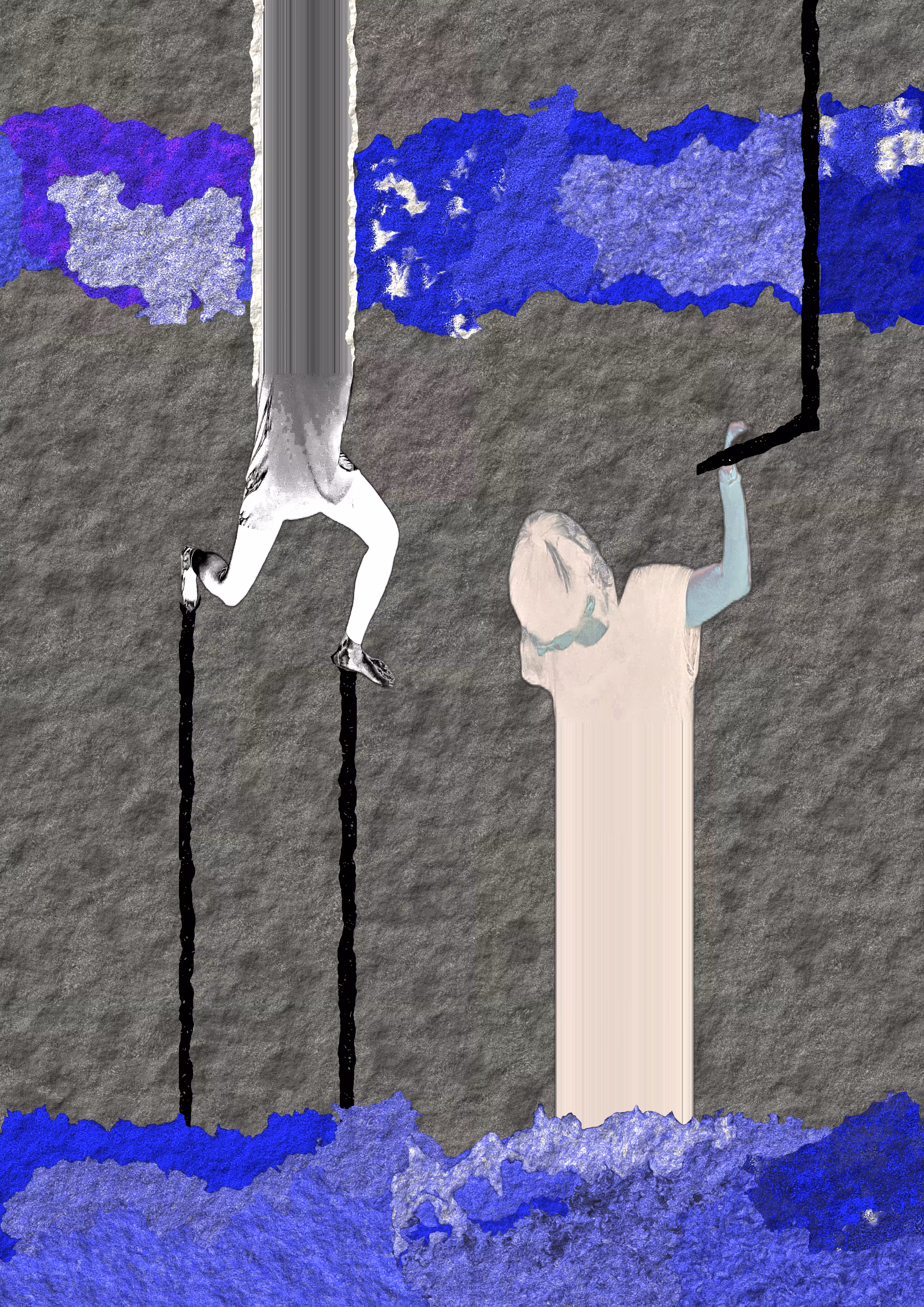 Falling into the blue dreams