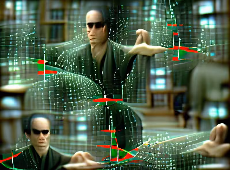 The matrix we carry within us is the source of our reality prediction -- with split-focus diopter