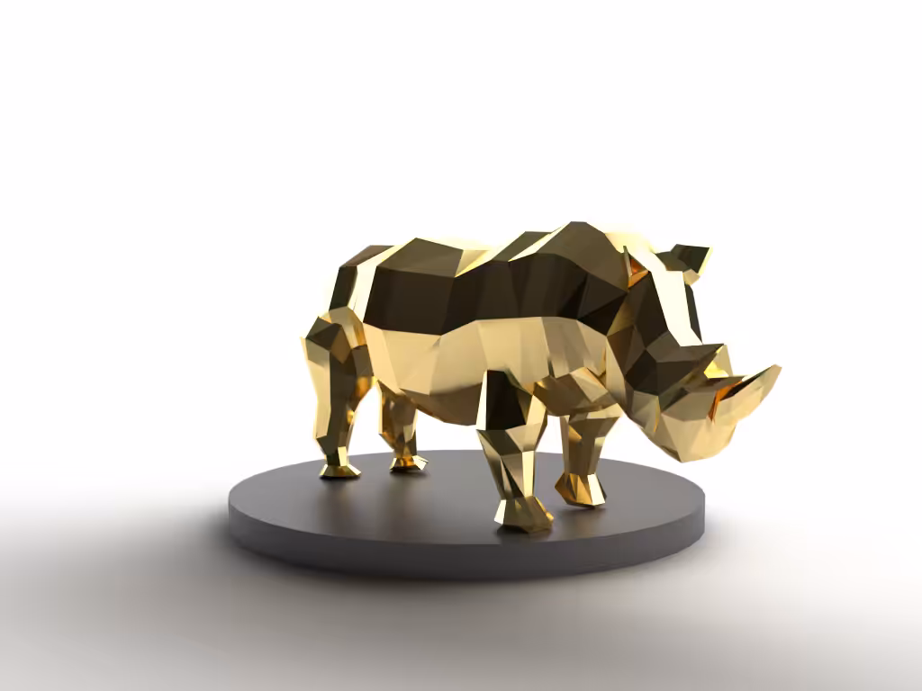 Rhino (Gold)