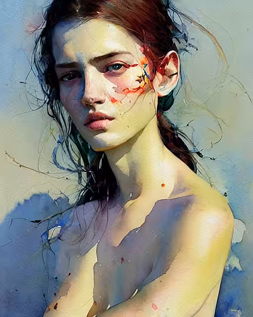 Watercolor #5 - AI Generated