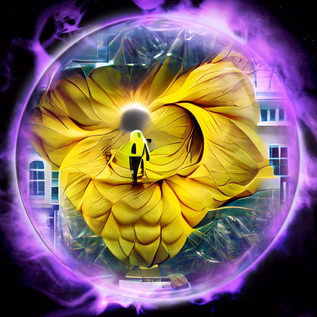 The Resplendent Yellow Flower