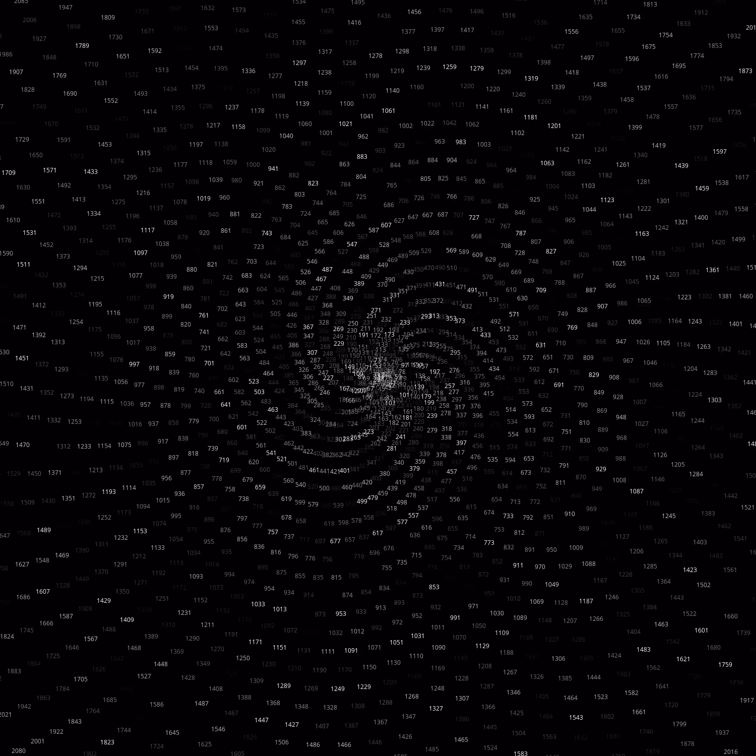 Polar Plot of Numbers #374