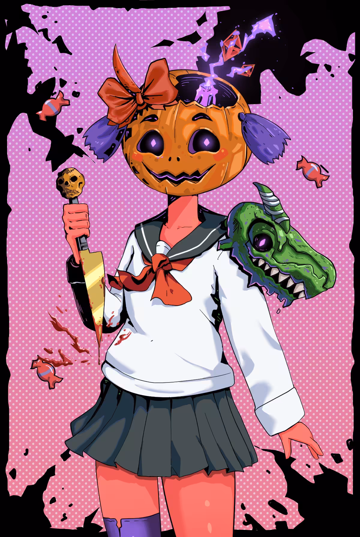 HELLUGIRLL #14 PUMPKINHEAD