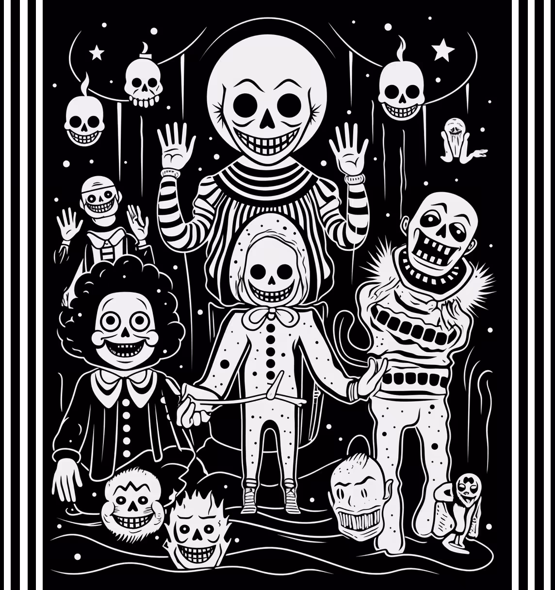 crazy freak circus: Sick circus of freaks.