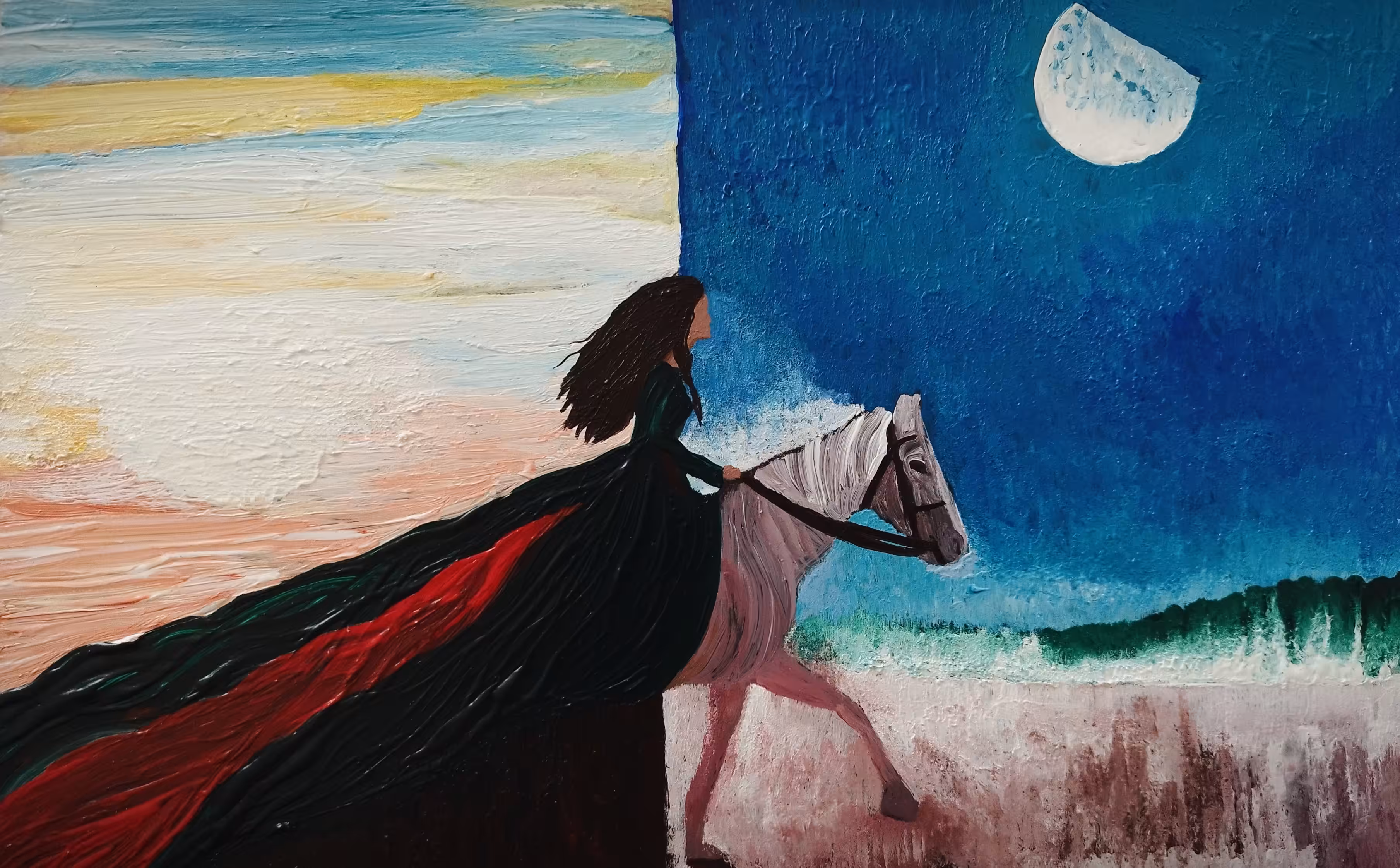 "Rider of the Night: A Journey Through Shadows"