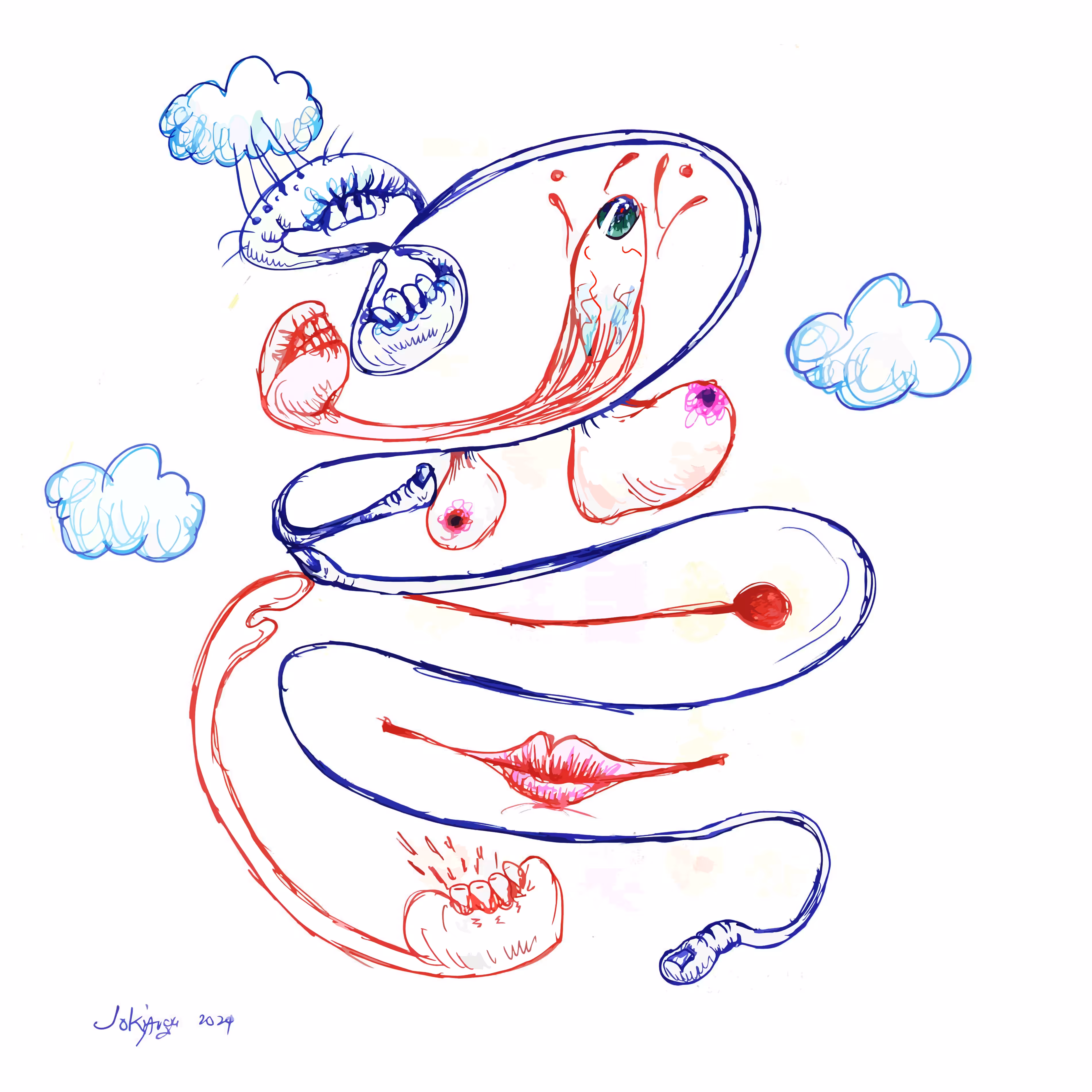 squiggles , whimsies and giggles: precipitate