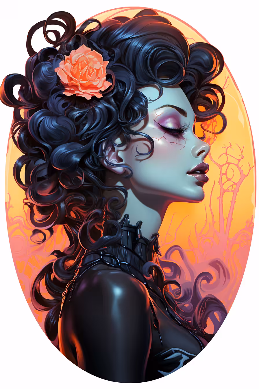 Porcelain witch