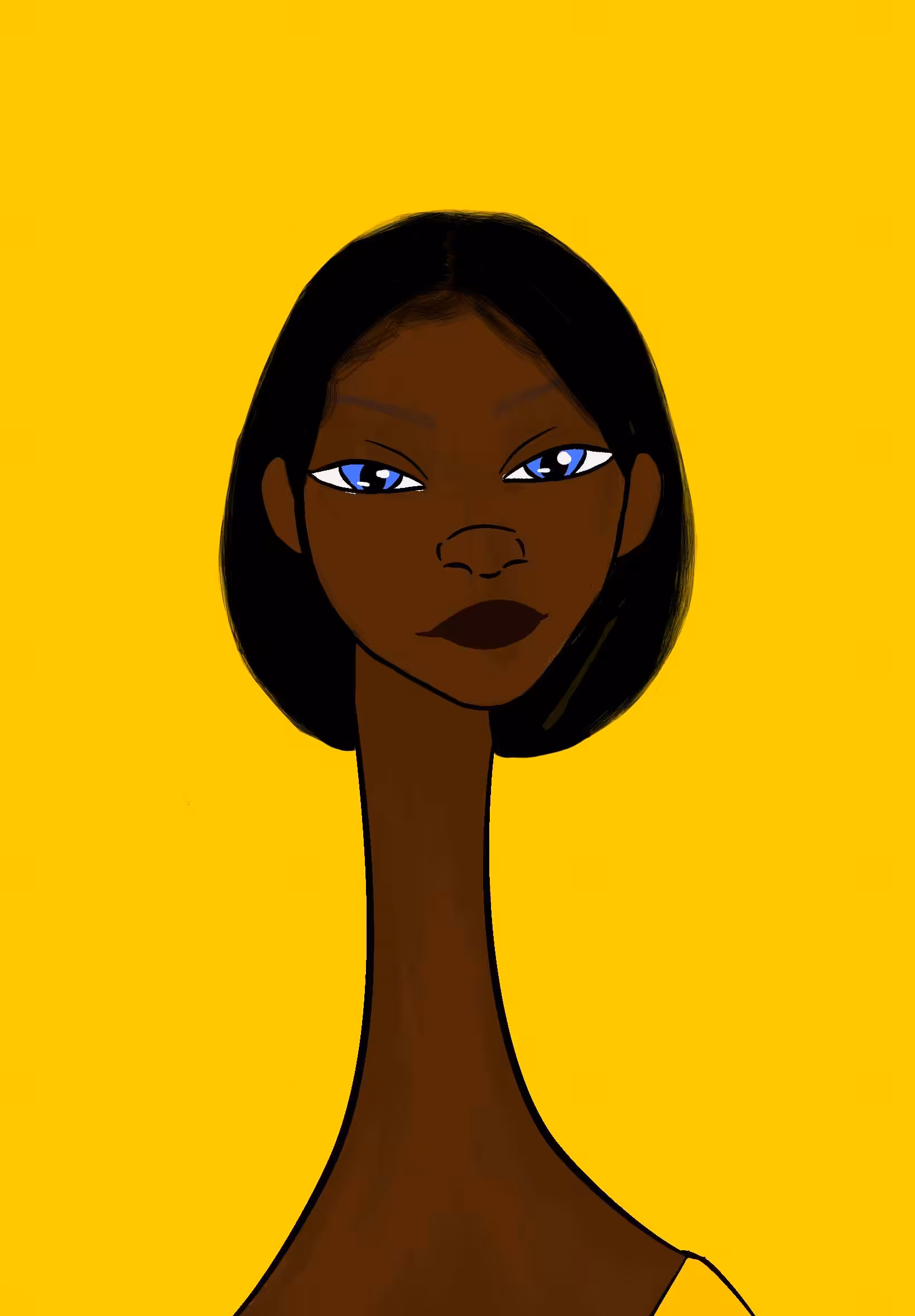 Long Neckie Ladies: Long Neckie Lady #1257