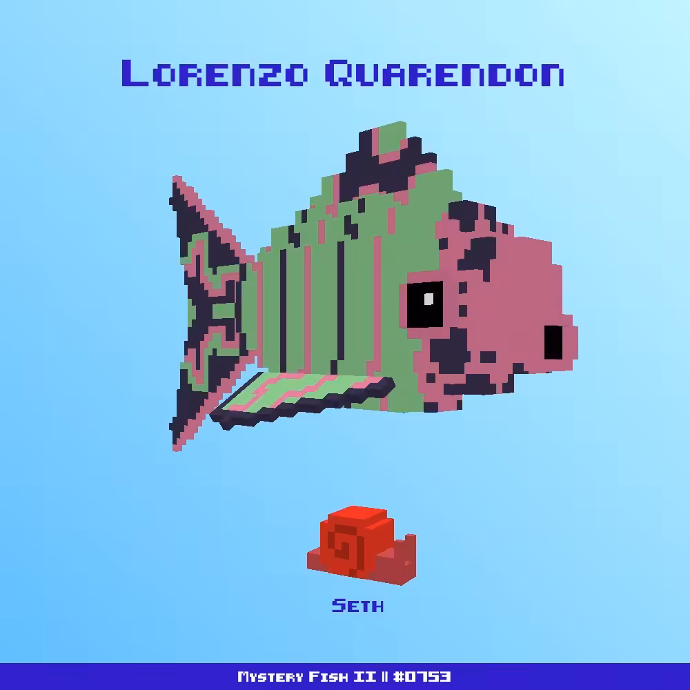 Lorenzo Quarendon :: Mystery Fish 0753/1000 