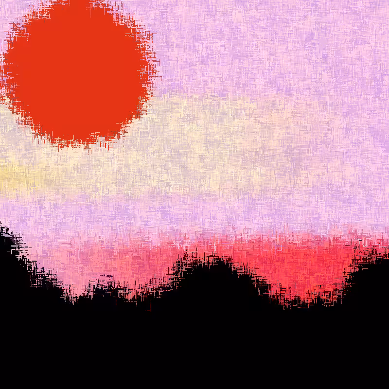 Sunset in memory #20