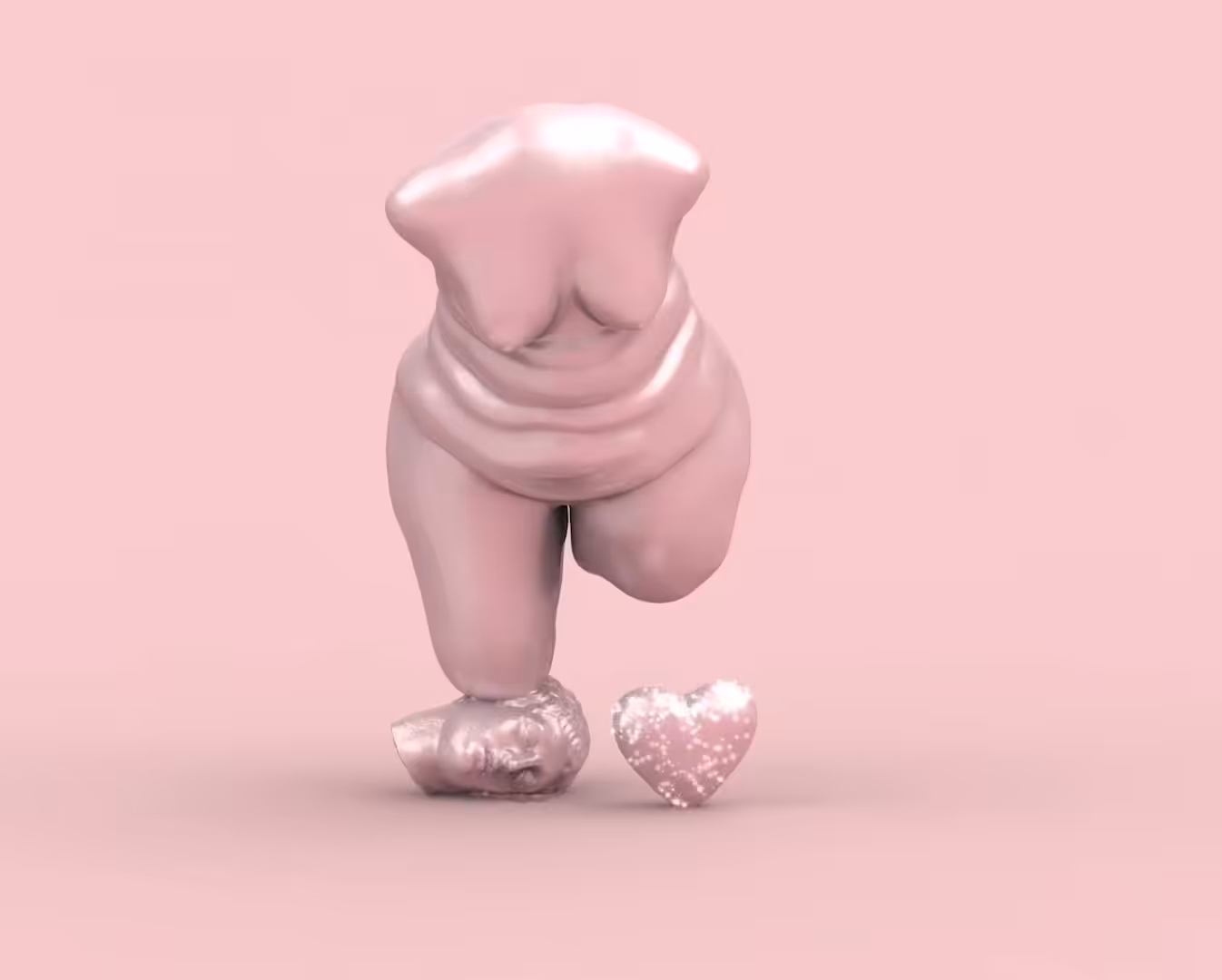 Judith + Holofernes, Pink Series, Kicking