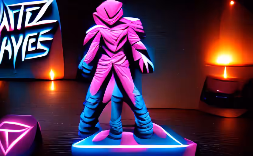 Synthwave Sculpture 1