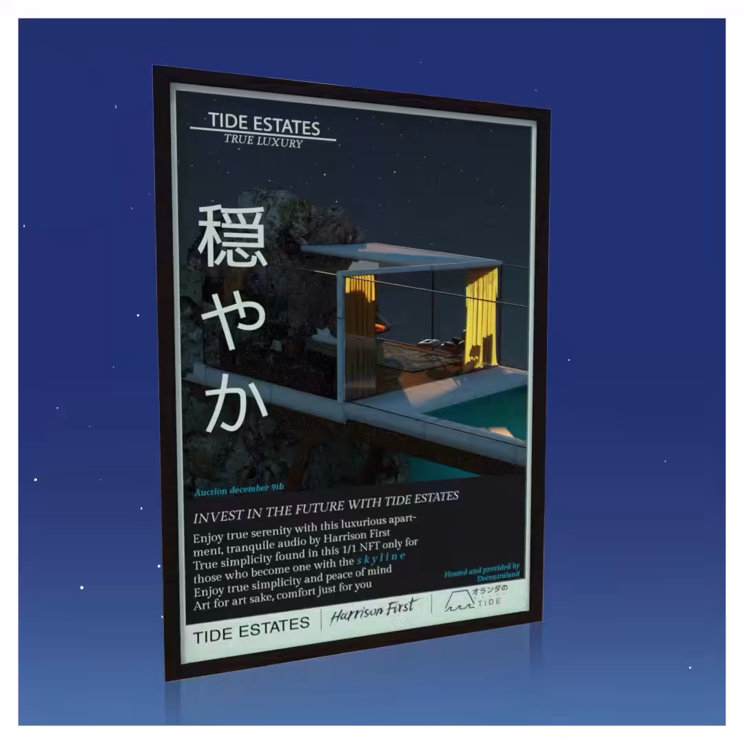 Tide Estates X Harrison First Poster