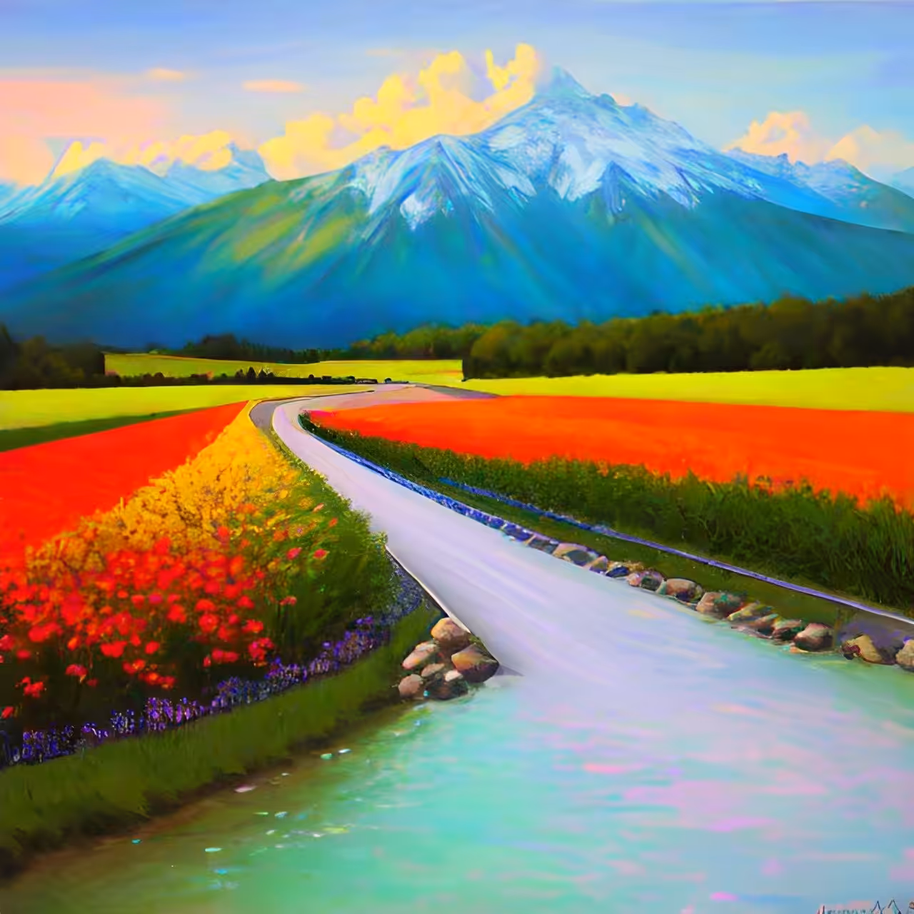 Chromatic Horizons: A Kaleidoscope of Nature's Palette