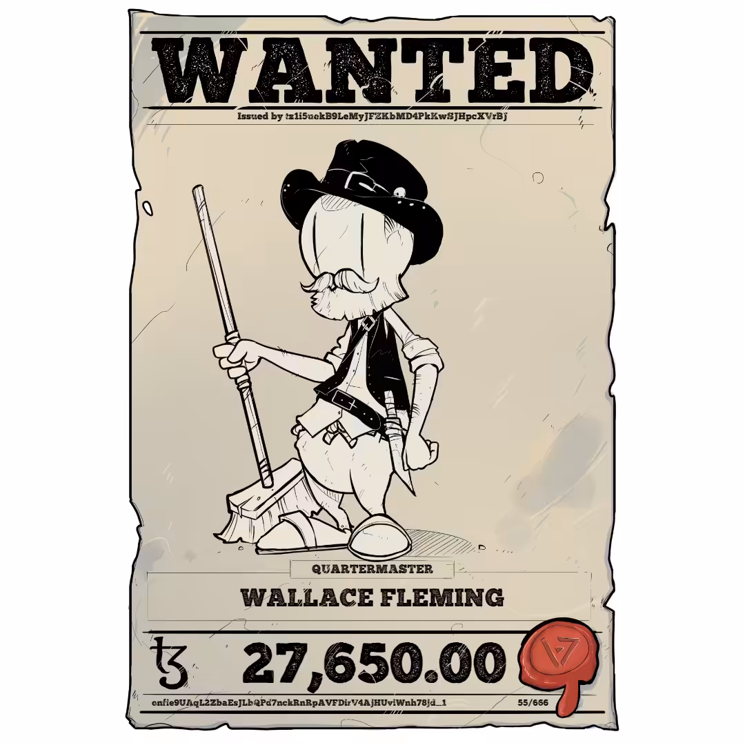 WALLACE FLEMING | TEZOS PIRATE 55/666