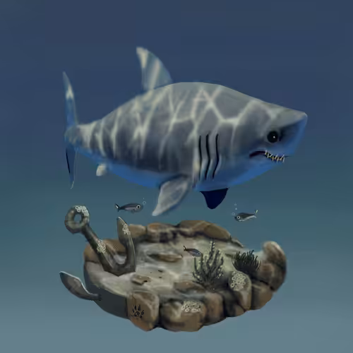 animals sanctuary: White shark