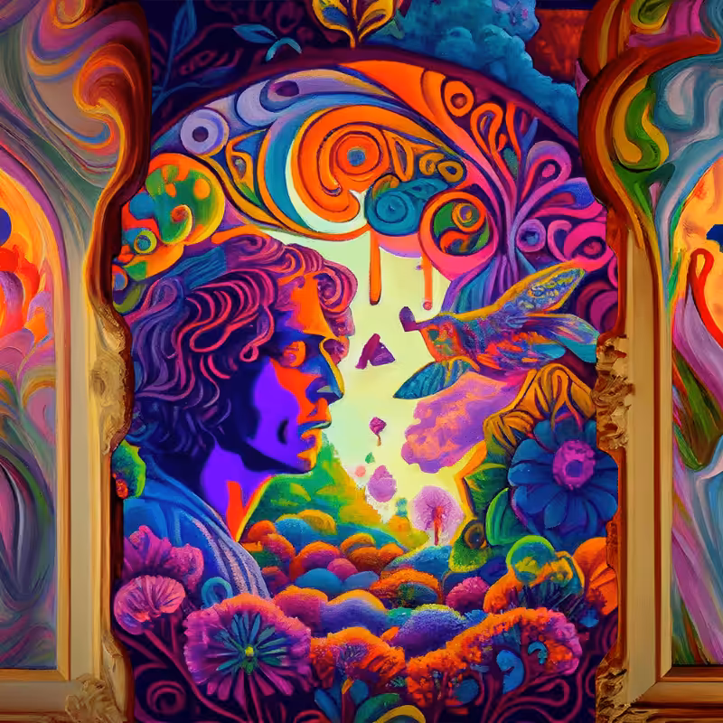 AI Psychedelic Garden #14