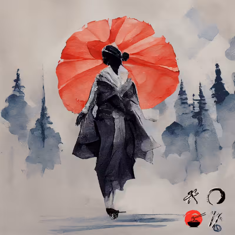 A walking geisha #14