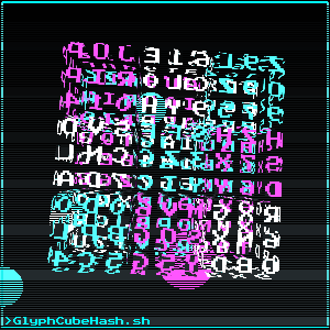 GlyphArt Obj XP: CubeHash