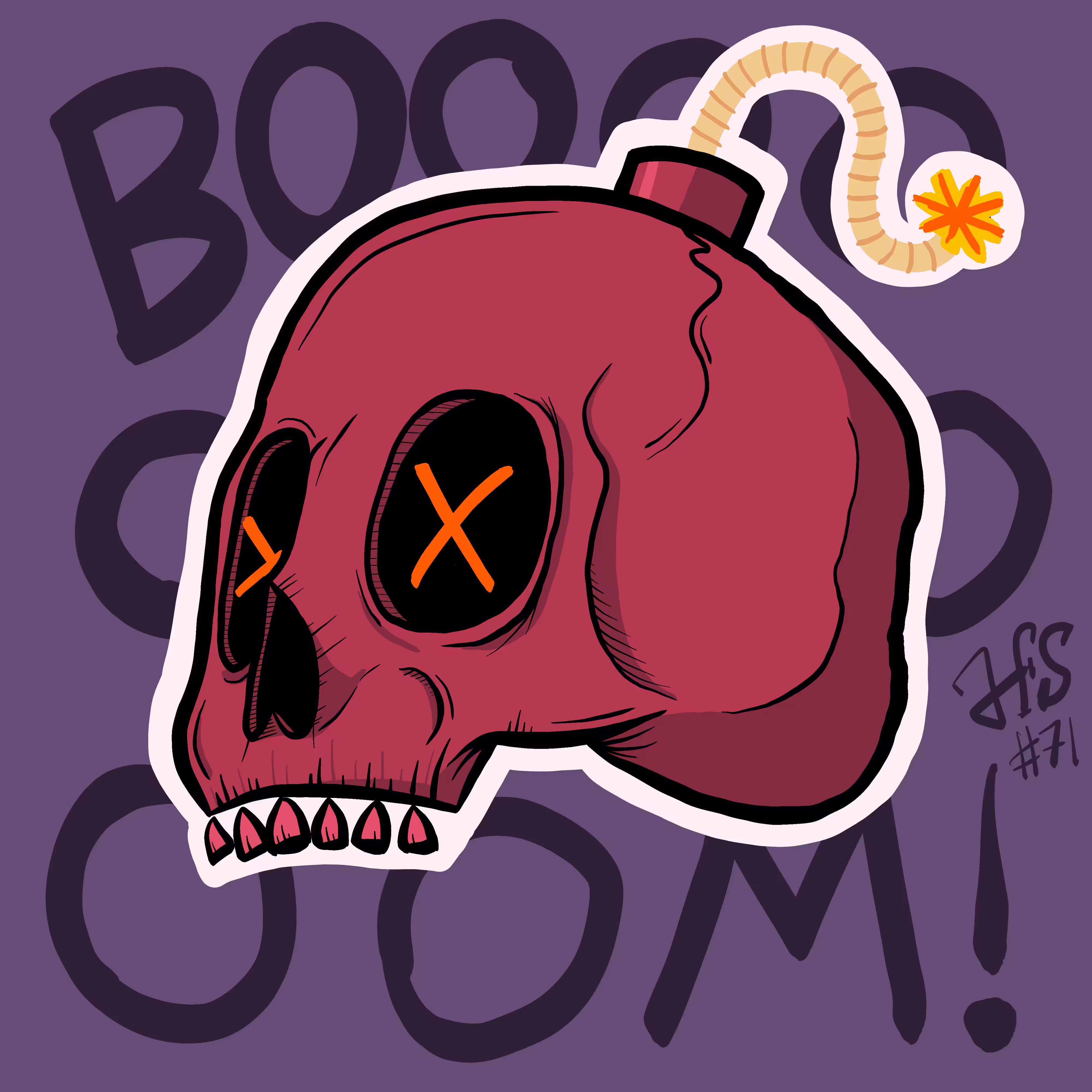 Almost Fancy Skull #71