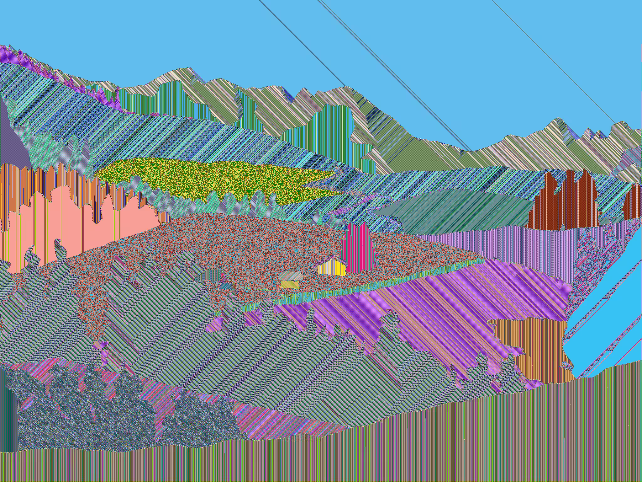 Hilly AutomtaLand #4