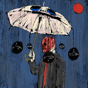 what I made resented their purpose of eating the rain, or suffocating birds in balloons, to birth an omnipresent white noise tasked with inviting madness