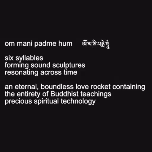 om mani padme hum   ...