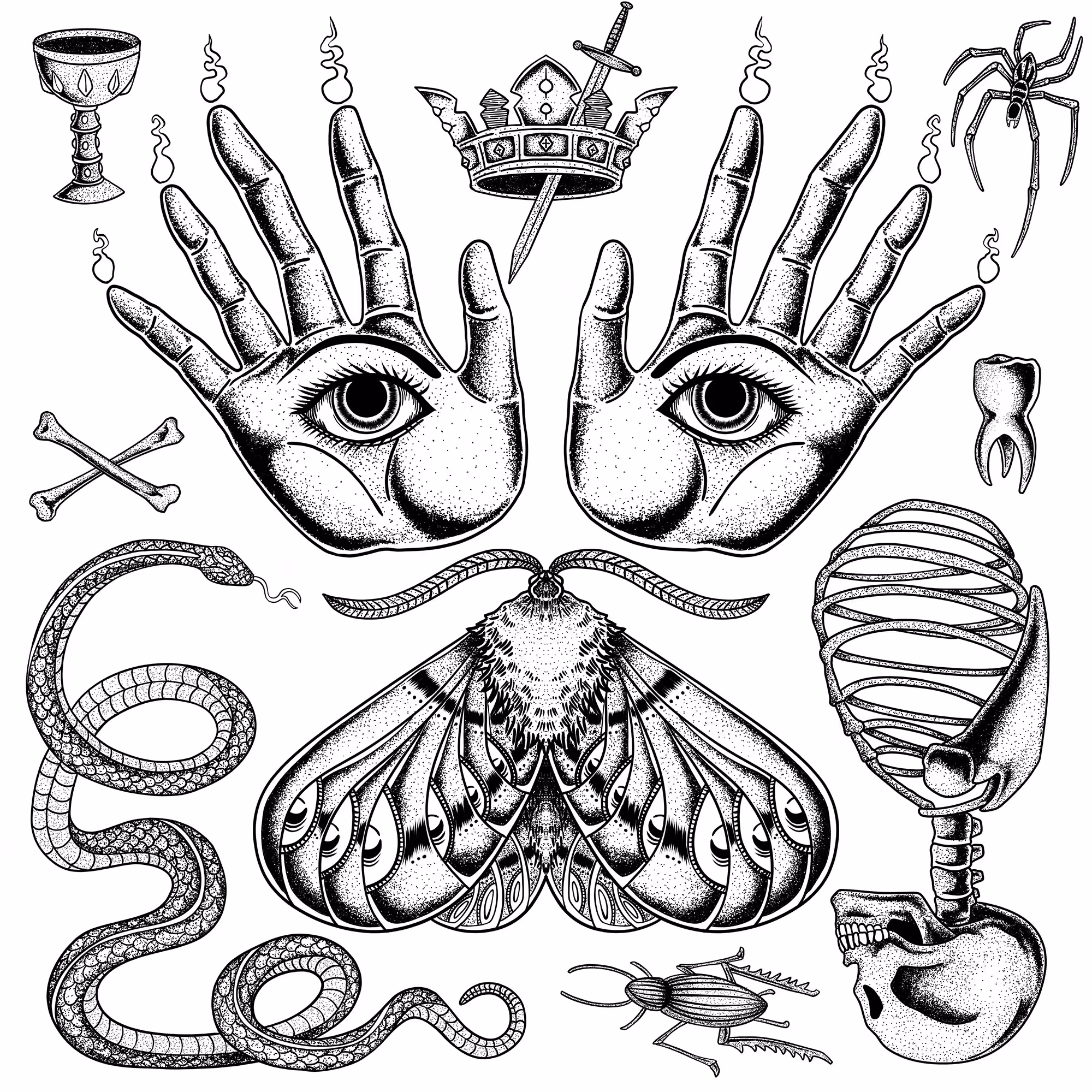 Dve Line Art