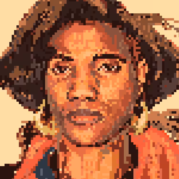 MC Lyte Pixel Art