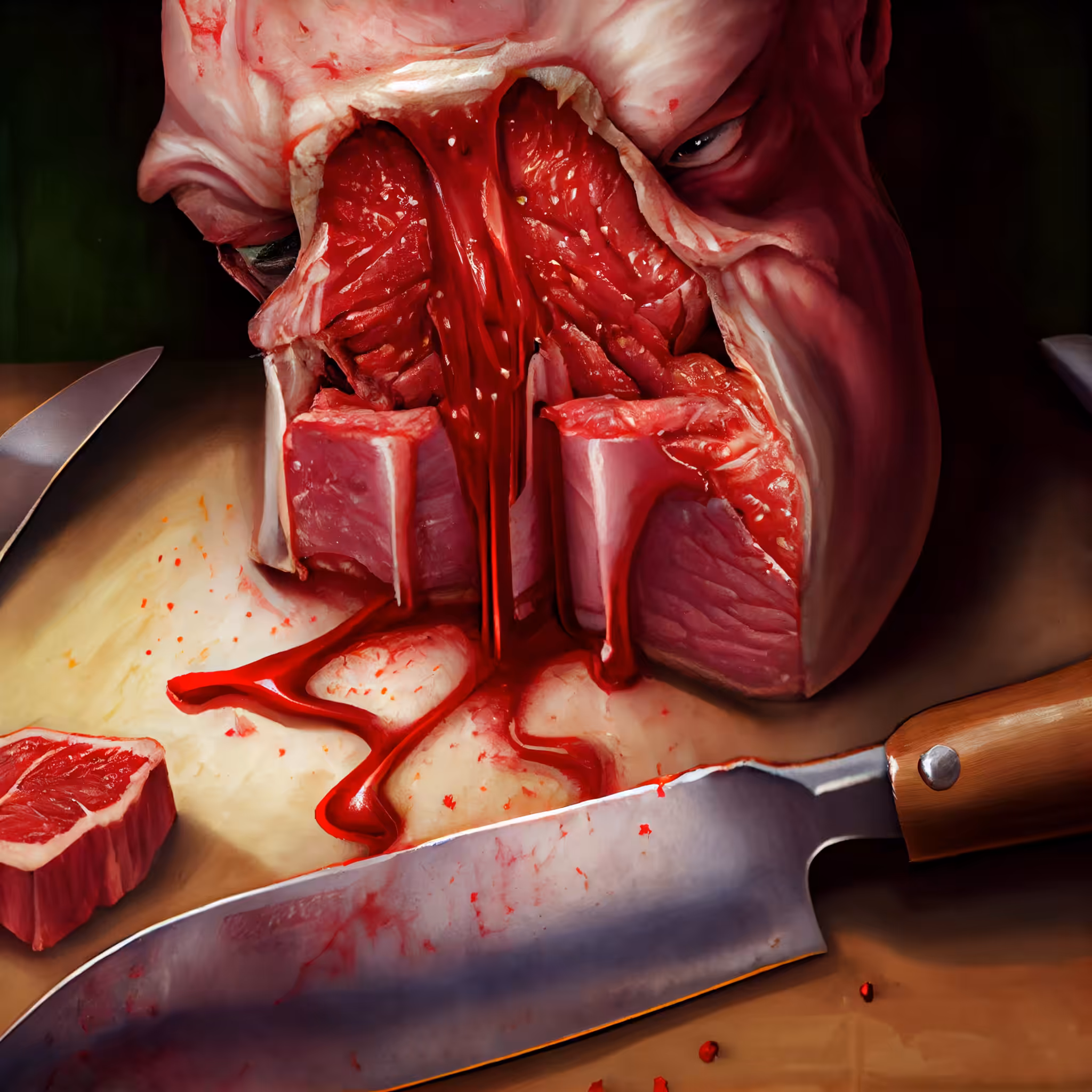 Butchered