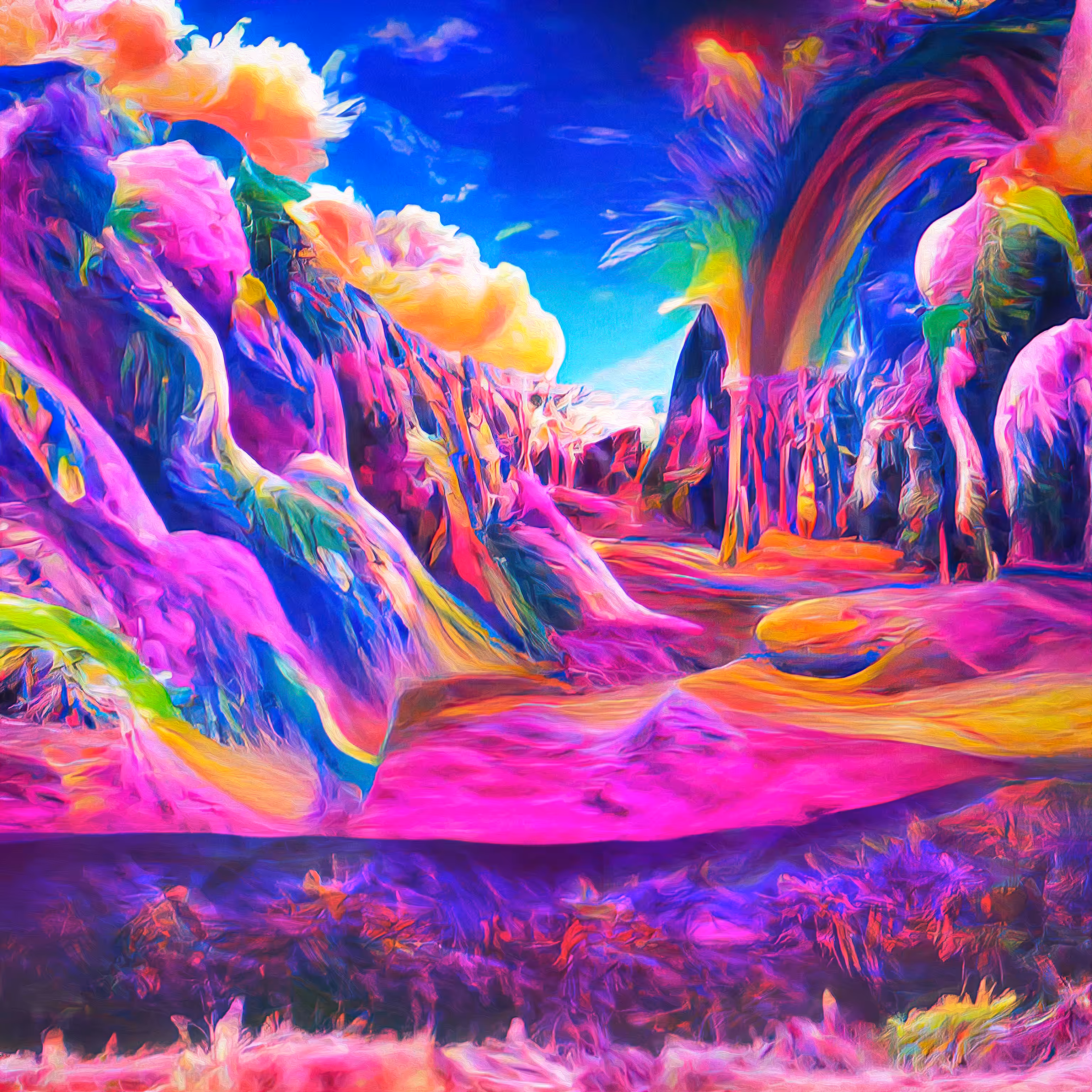 Canyon of Color (Psychedelia: Landscapes)