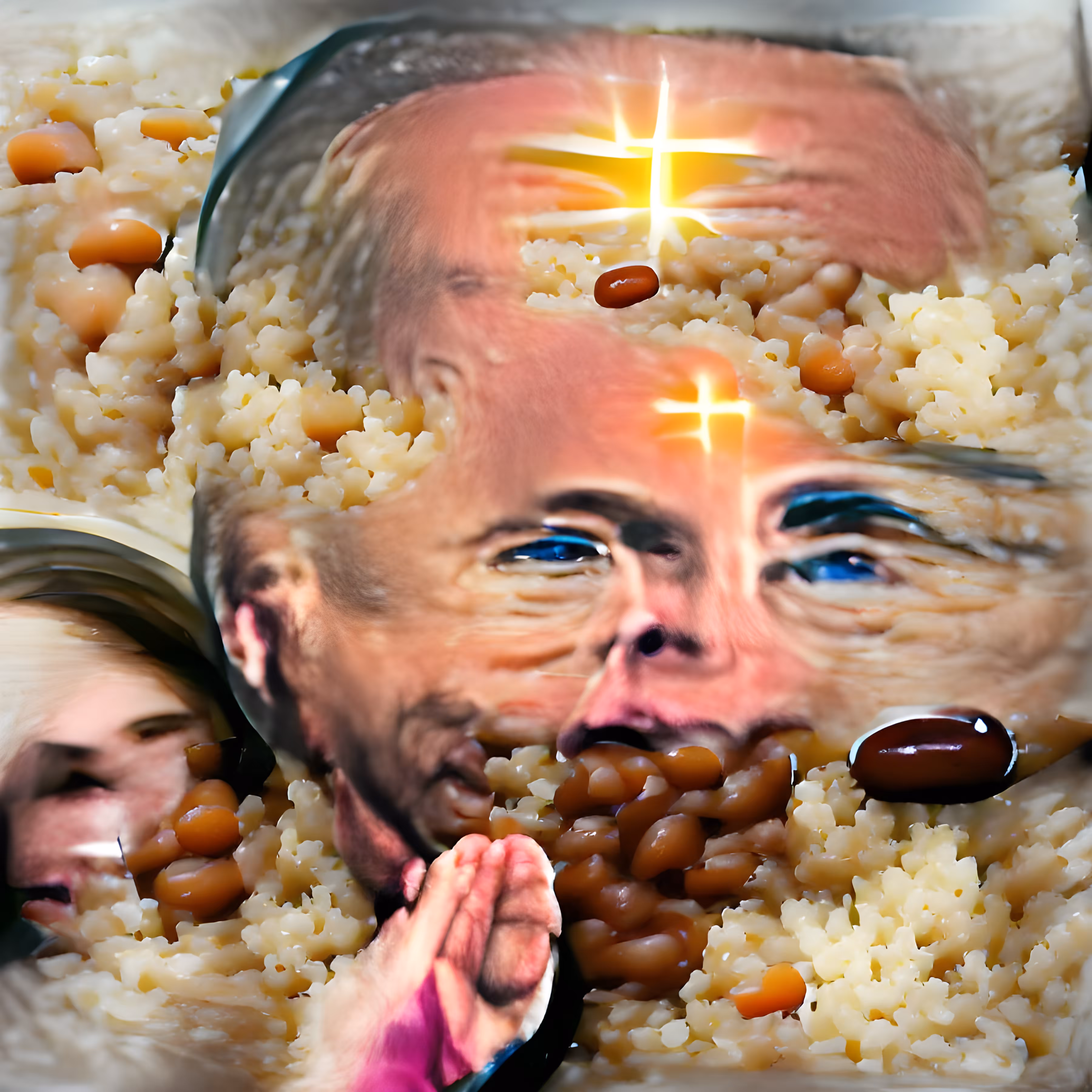 Beans, Rice, Jesus-Christ, and Joe Biden
