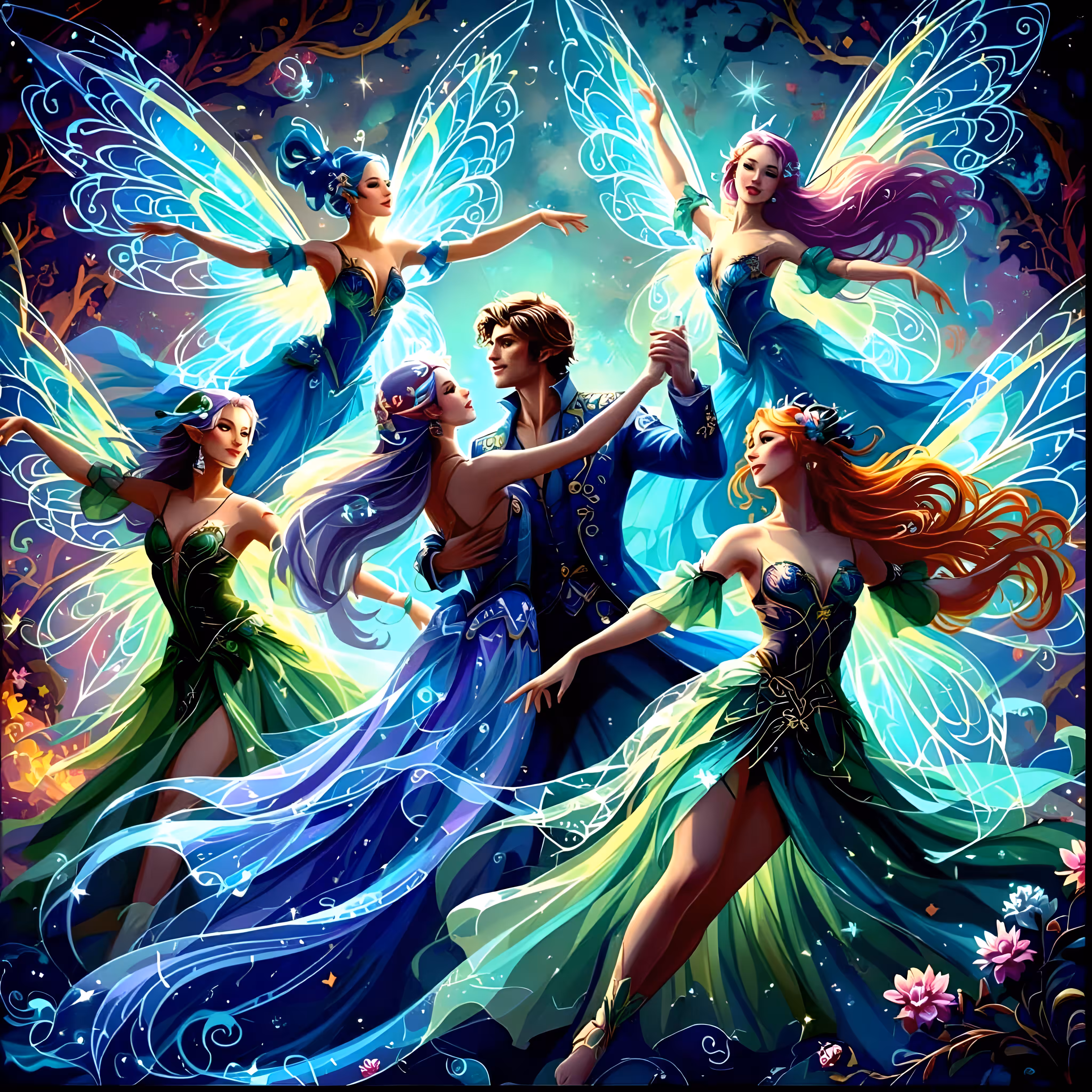 Moon Dance of the Fairies