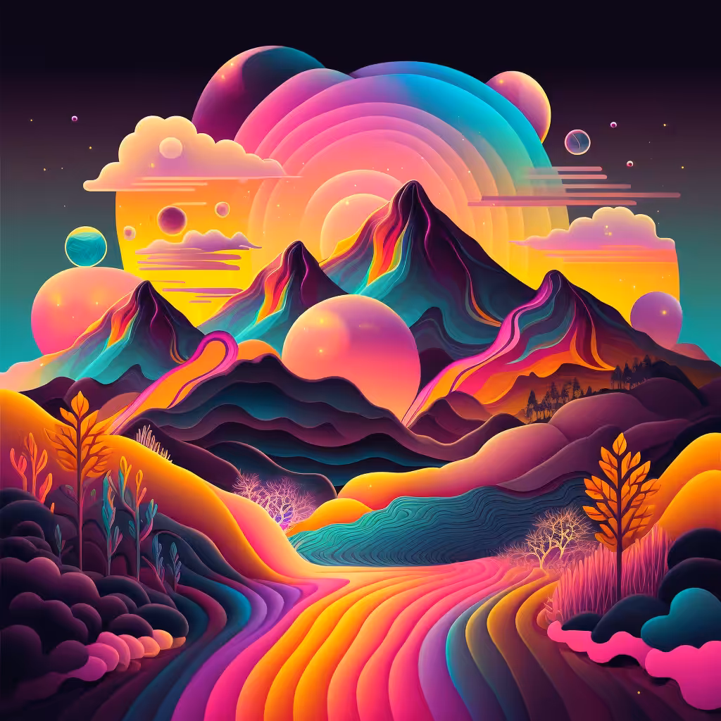 Psychedelic Landscape #26