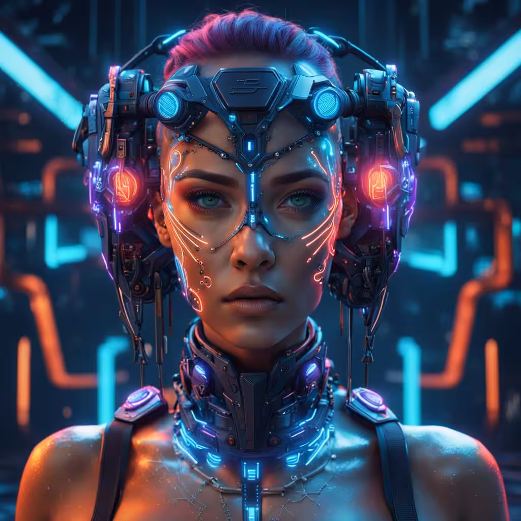 Cyberpunk Girl #036