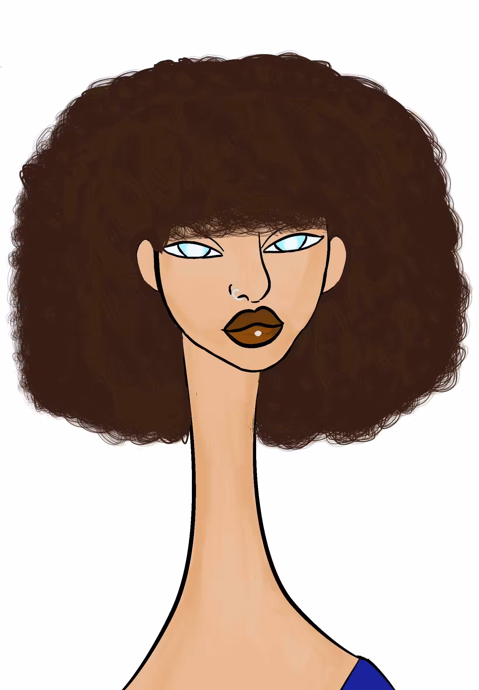 Long Neckie Lady #2637